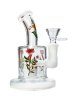 Flora  Mini  Glass  Percolator  Bong  C